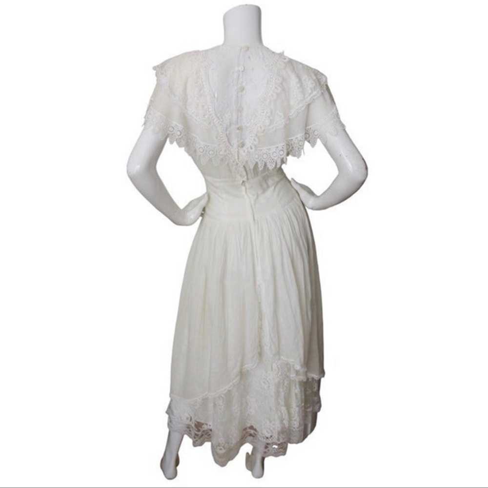 Jessica McClintock Vintage White Dress - image 2