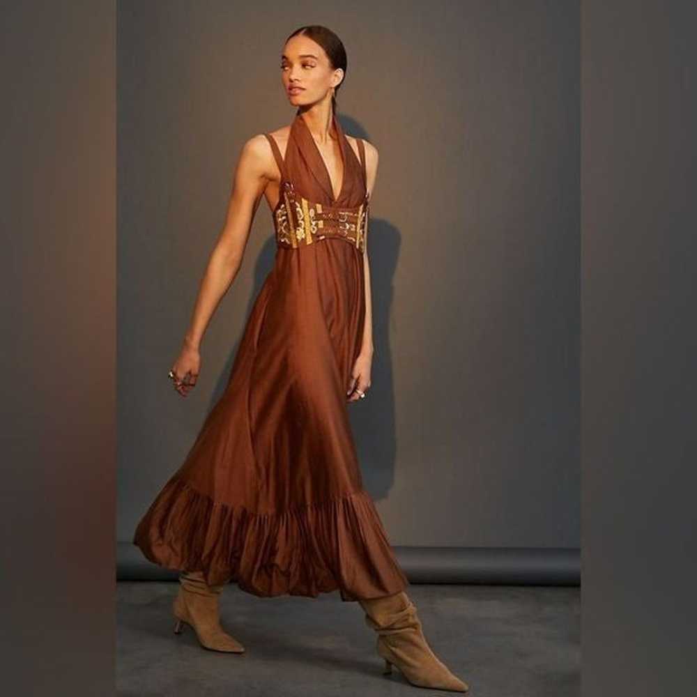 Nikita Mhaisalkar  Flounced Harness Dress Anthrop… - image 1
