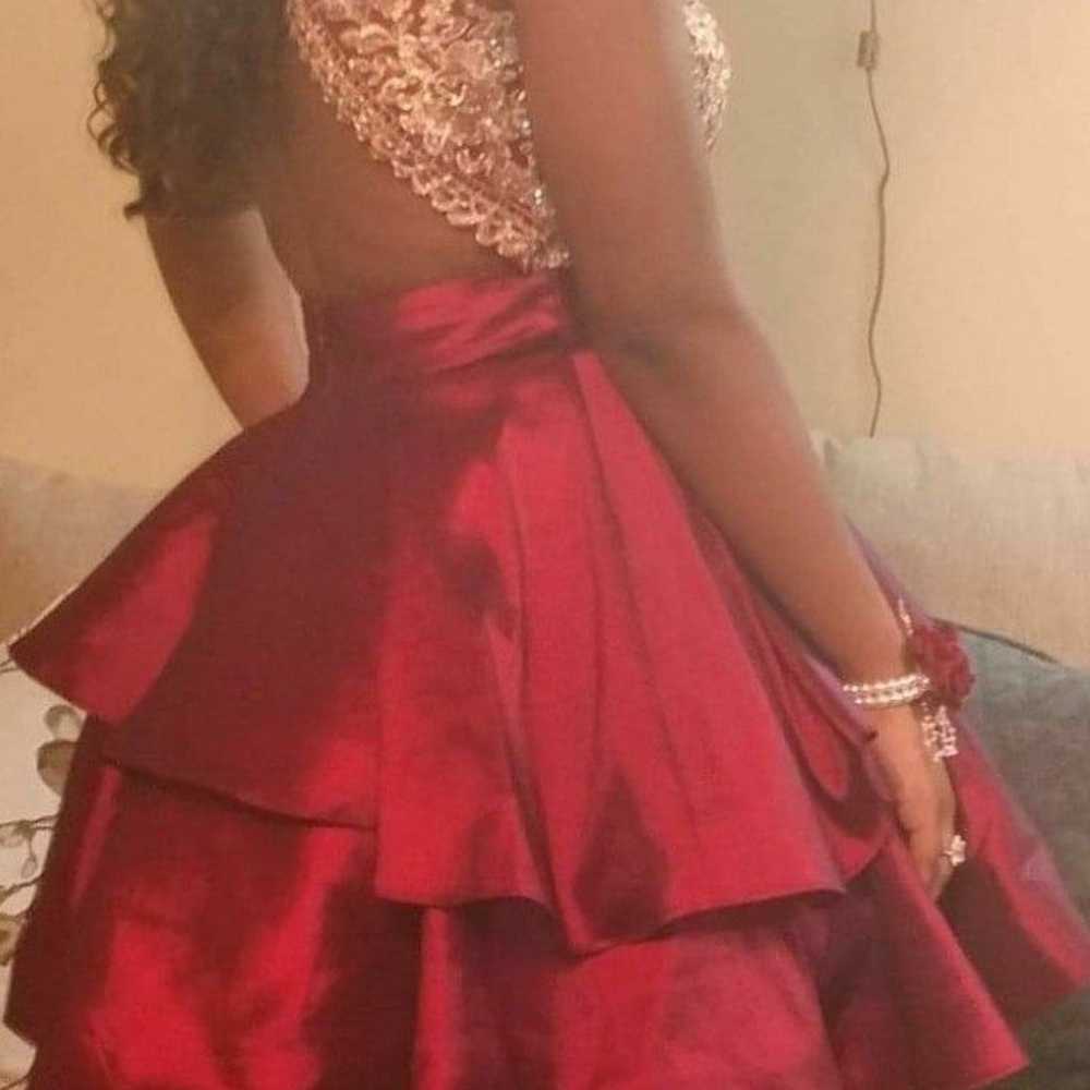Maroon Mini Prom/Homecoming Dress - image 2