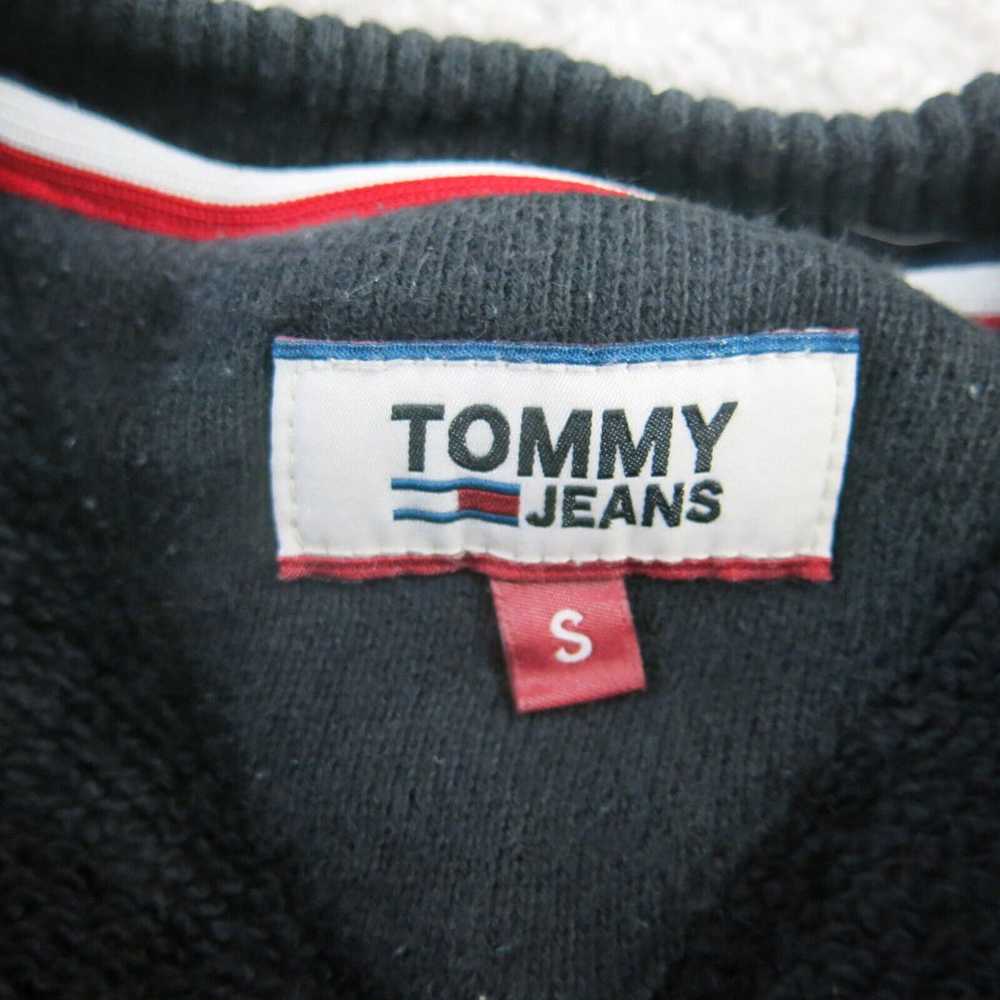Tommy Jeans Sweater Womens S Black Spell Out Logo… - image 5