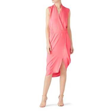Zero + Maria Cornejo Neon Pink Mio Dress Size 12 U