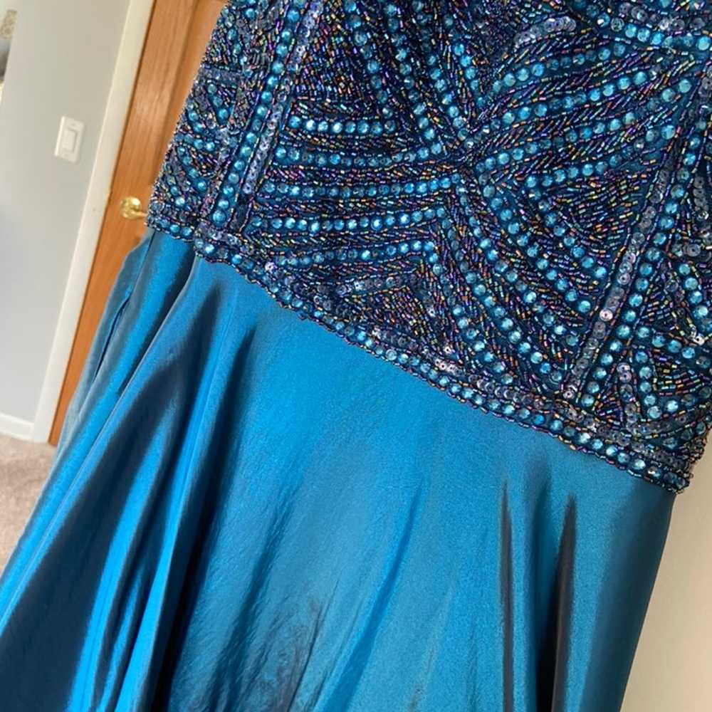 Sherri Hill Blue Prom Dress - image 11