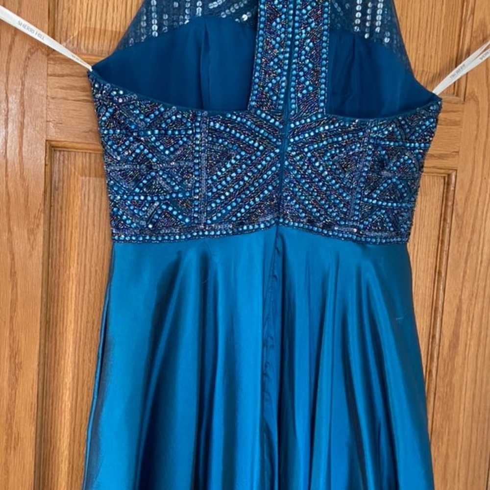 Sherri Hill Blue Prom Dress - image 7