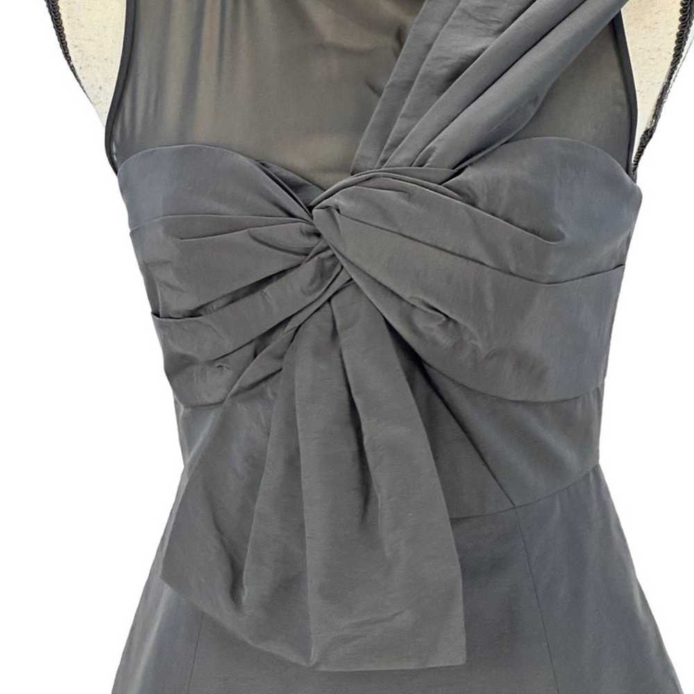Kate Spade Bow Front Faille Midi Cocktail Dress -… - image 2