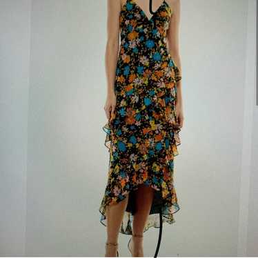 Nordstrom Carmen Floral Strappy Back Midi Dress by