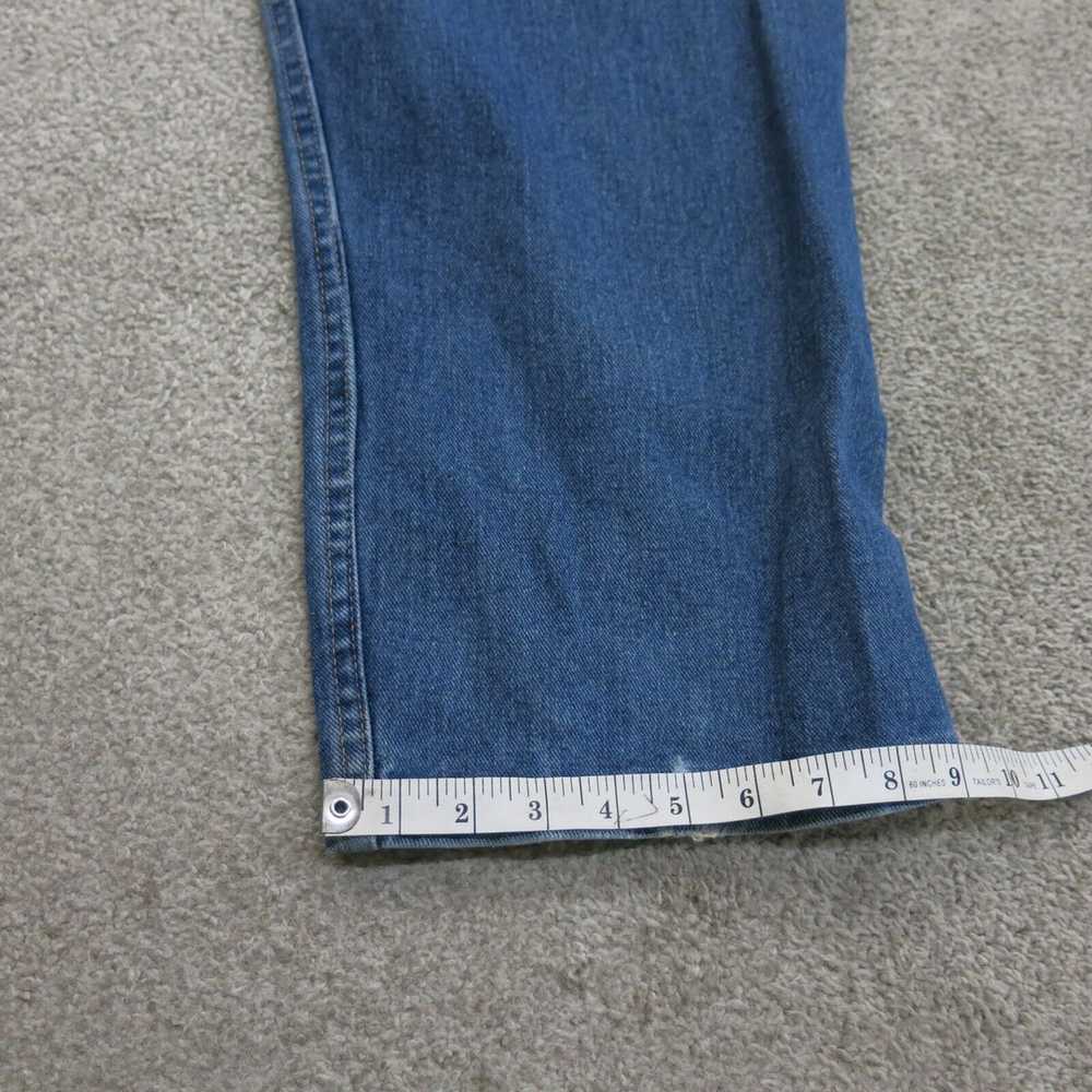 Wrangler Jeans Mens 40X32 Blue High Rise Denim St… - image 7