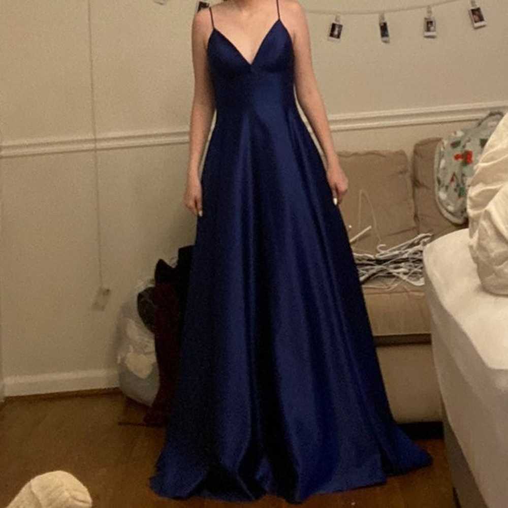 Blue Prom dress - image 3