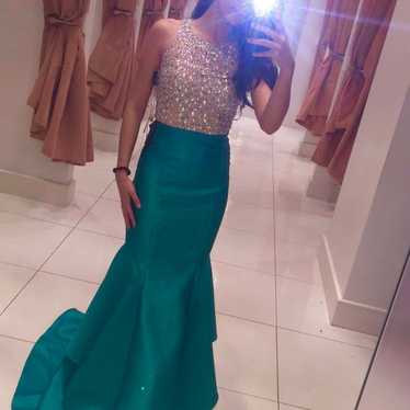 Green Prom mermaid dress