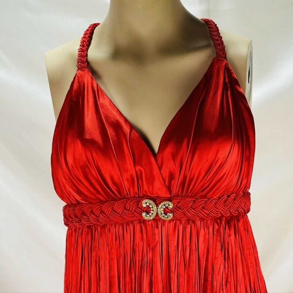 MAC DUGGAL Womens Dress Size 01 Red Polyester Gow… - image 4