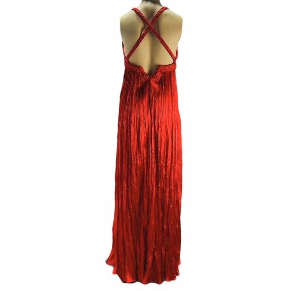 MAC DUGGAL Womens Dress Size 01 Red Polyester Gow… - image 7