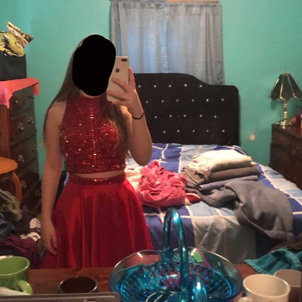 Red Sherri Hill Homecoming Dress - image 2