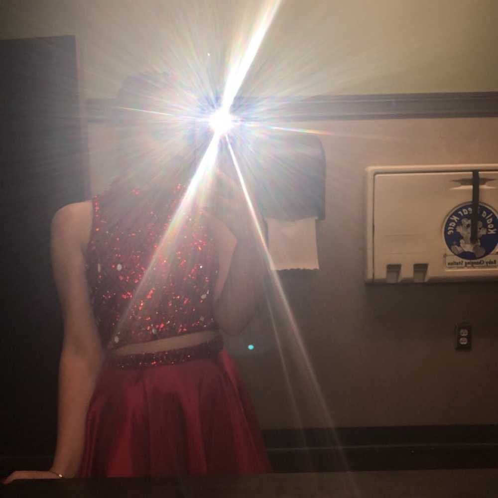 Red Sherri Hill Homecoming Dress - image 3