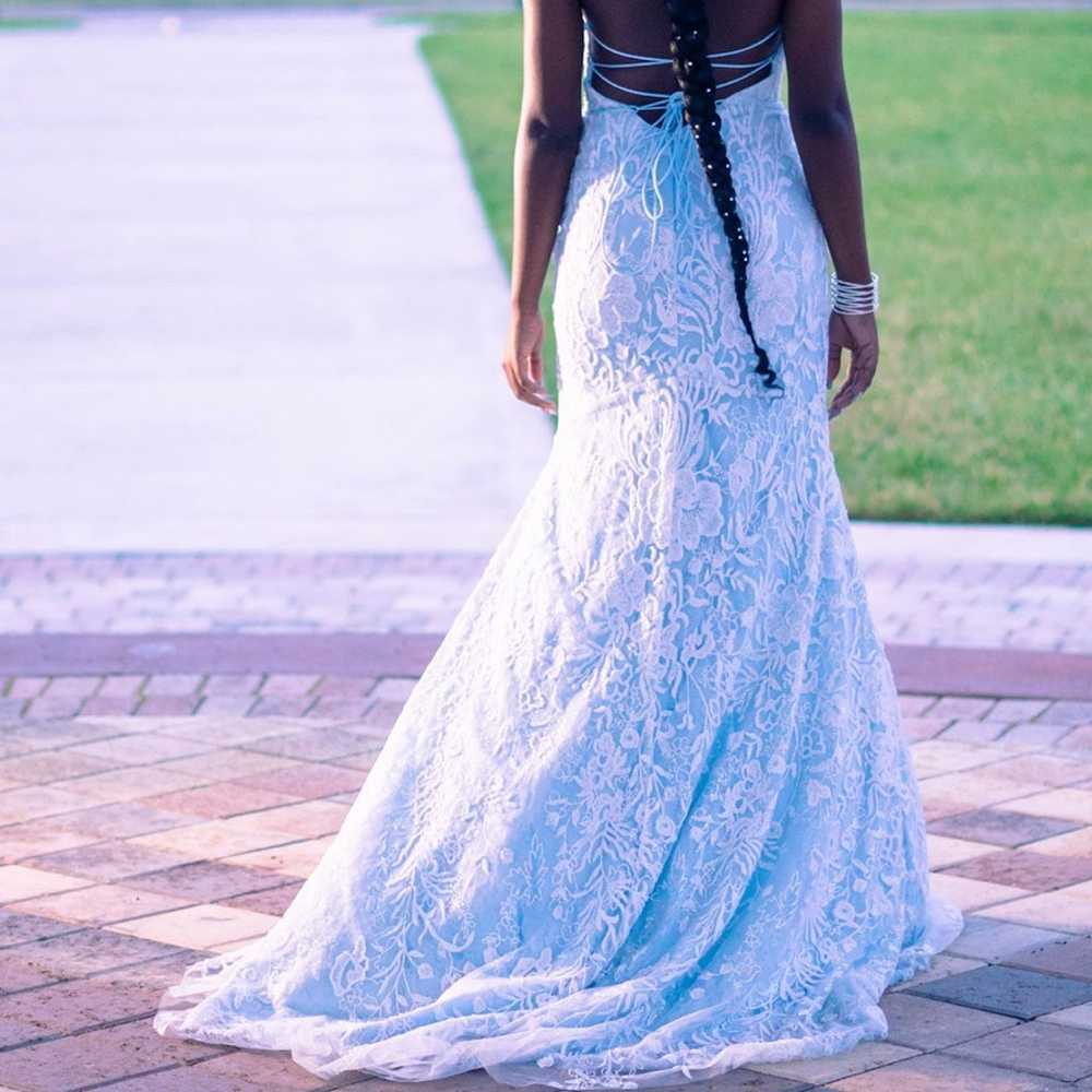 Light Blue Prom Dress - image 2