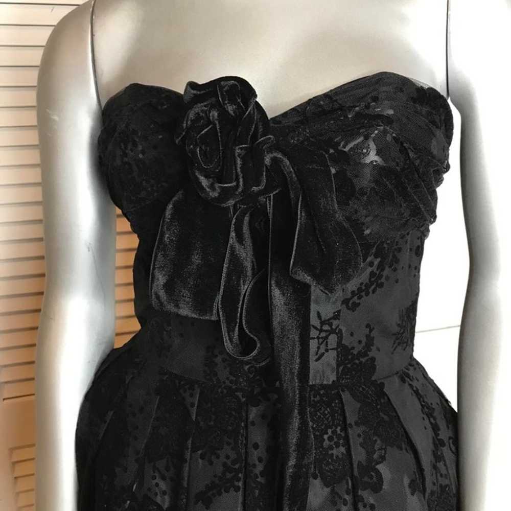 Didier Ludot Paris Black Lace Dress 2 XS - image 4