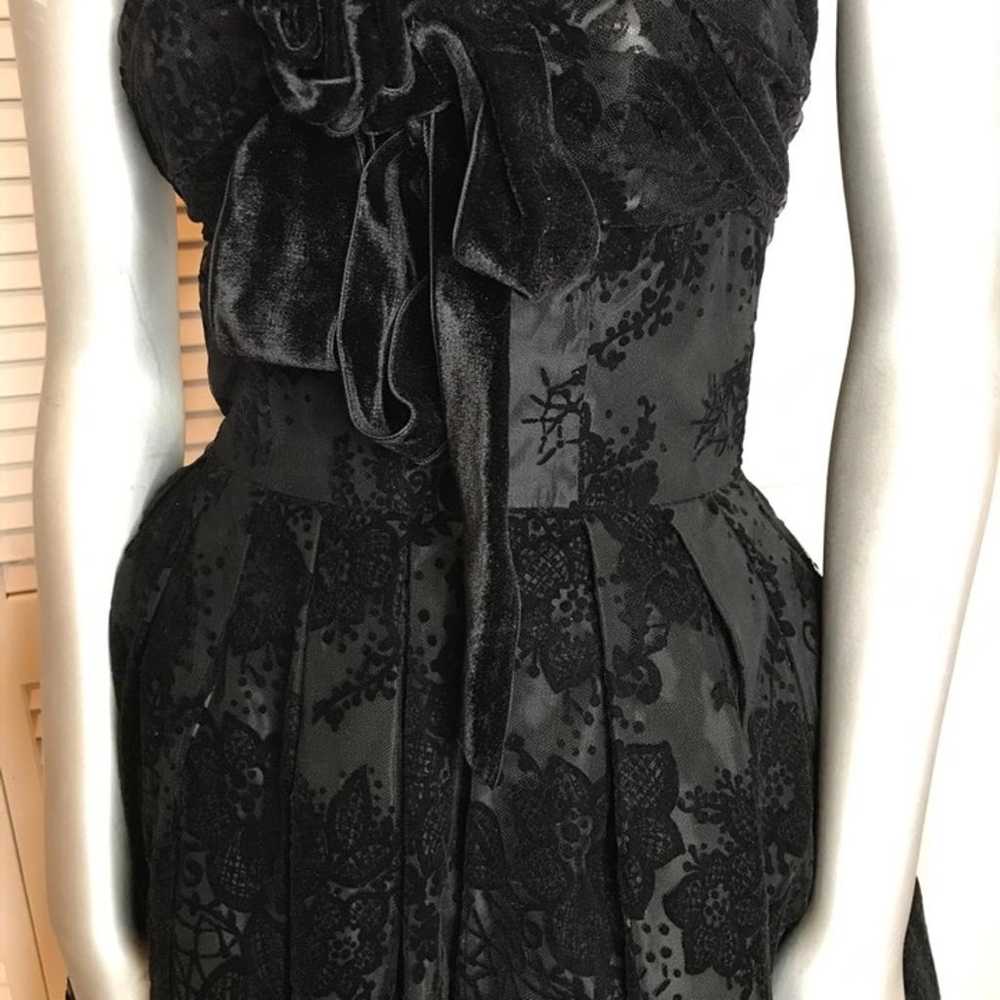 Didier Ludot Paris Black Lace Dress 2 XS - image 5