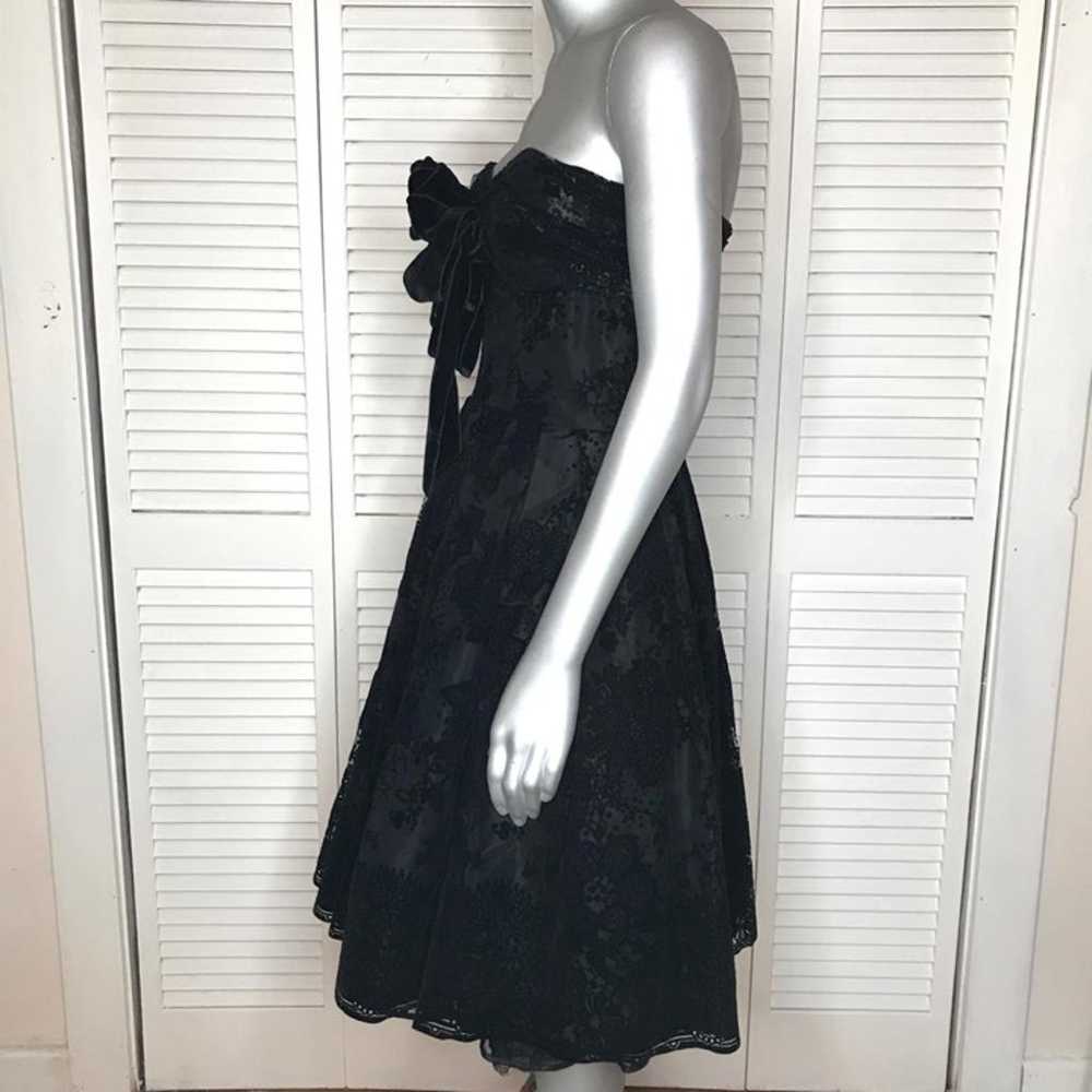 Didier Ludot Paris Black Lace Dress 2 XS - image 6