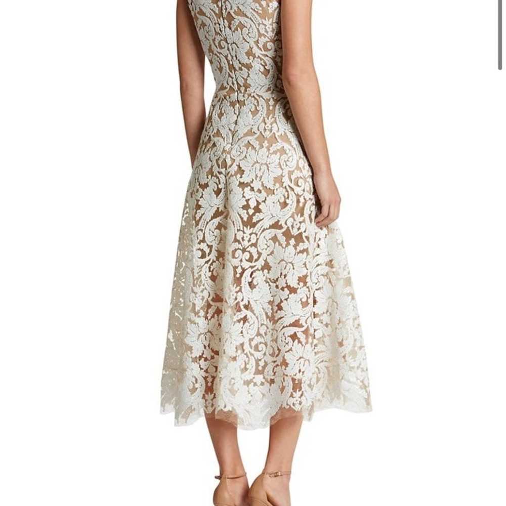 Dress the Population white lace dress - image 3