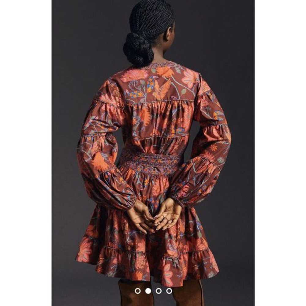New Anthropologie Farm Rio Button-Front Dress siz… - image 2