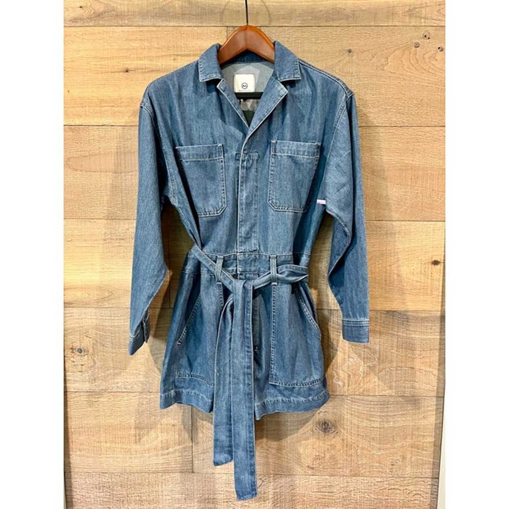 NWOT AG RYLEIGH denim jean jumpsuit size S - image 5