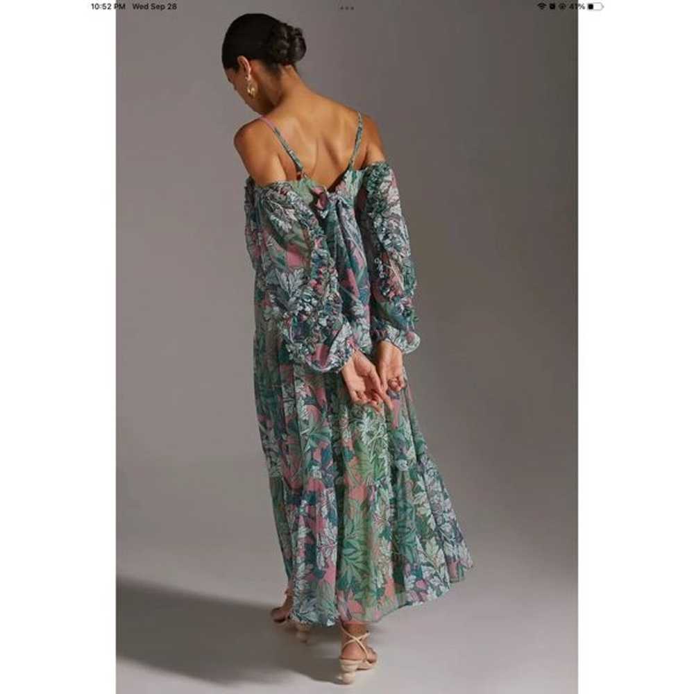 New Anthropologie Let Me Be Floral Maxi Dress Siz… - image 2