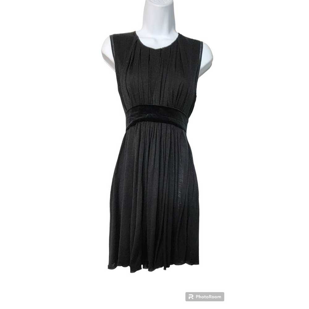 Chloe Velvet Trim Black Dress TS - image 4