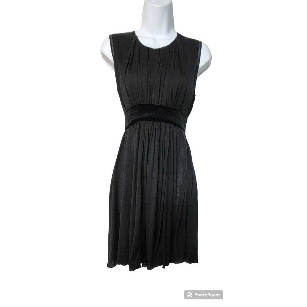 Chloe Velvet Trim Black Dress TS - image 6
