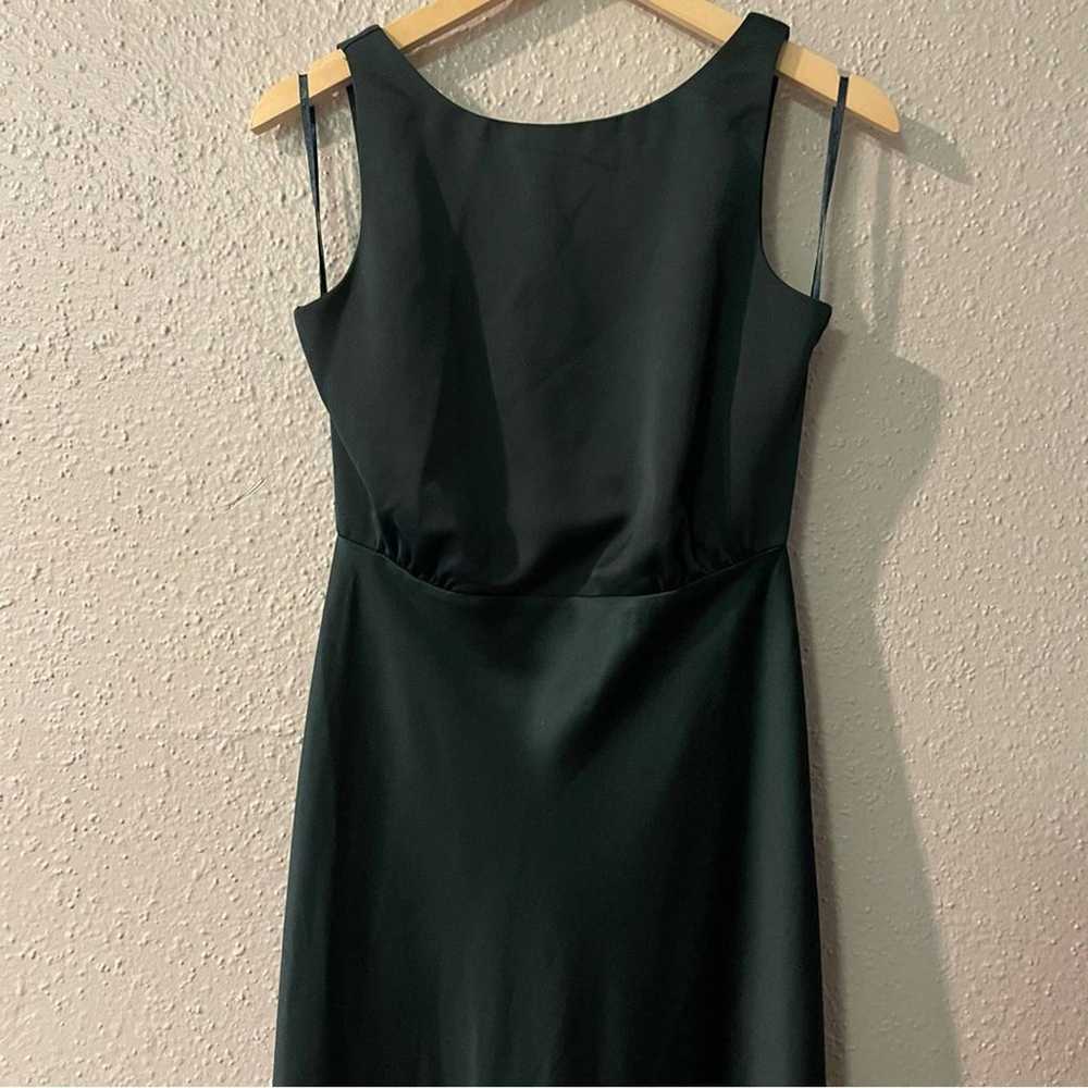 NWOT Anthropologie Beckett Satin Maxi Dress Dark … - image 4