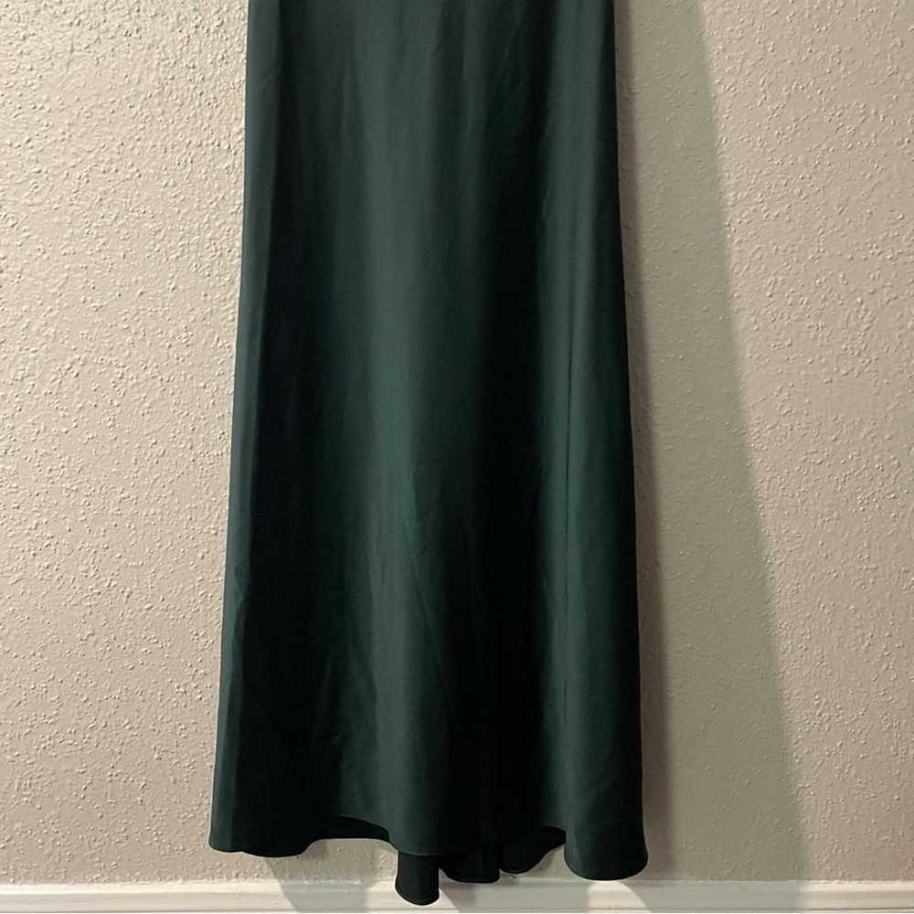 NWOT Anthropologie Beckett Satin Maxi Dress Dark … - image 5