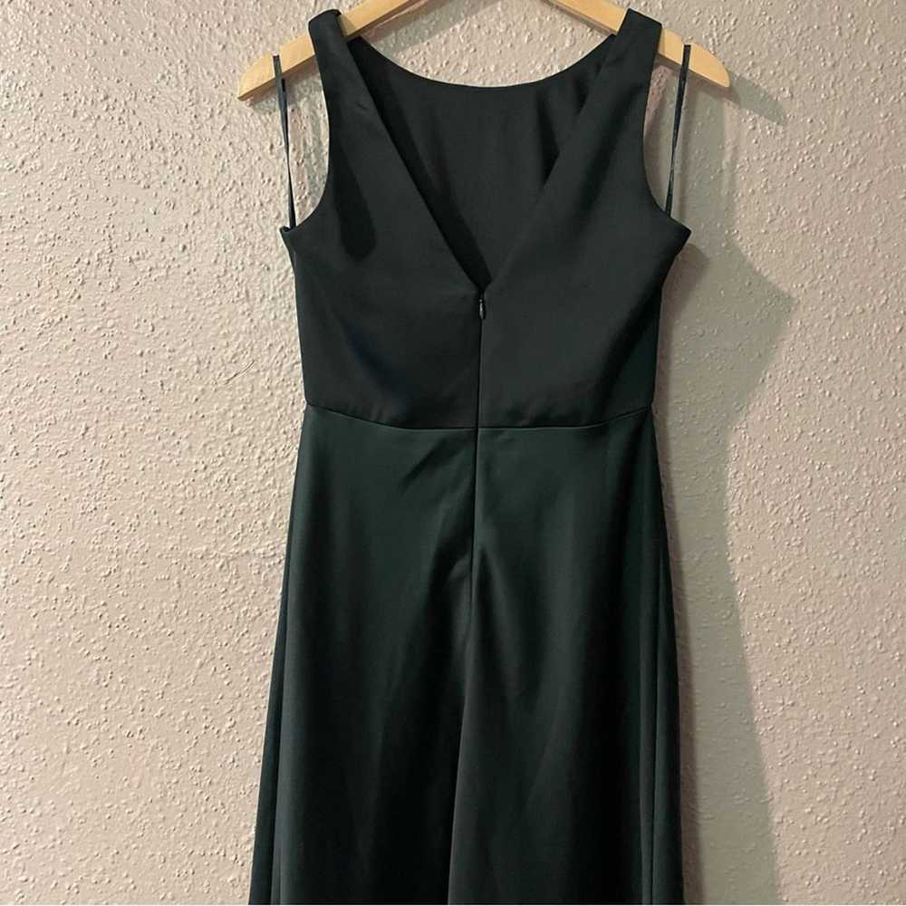 NWOT Anthropologie Beckett Satin Maxi Dress Dark … - image 6