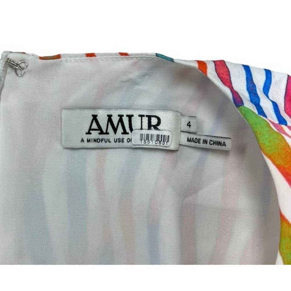 Amur Cole Cut Out Mini Dress Size 4 Colorful - image 12