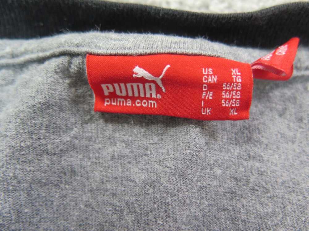 Puma Shirt Men X Large Gray Crew Neck Short Sleev… - image 6