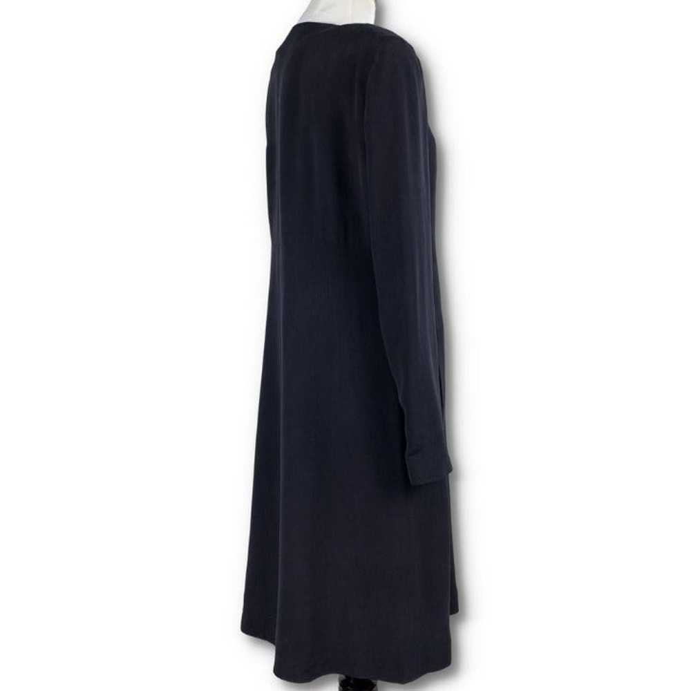 Dana Buchman womens dress size 8 navy blue 100% s… - image 3