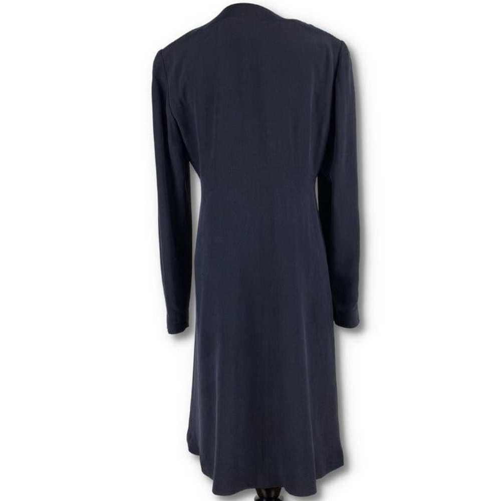 Dana Buchman womens dress size 8 navy blue 100% s… - image 4