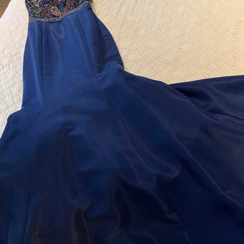 Sherri Hill Blue prom dress size 8 - image 3