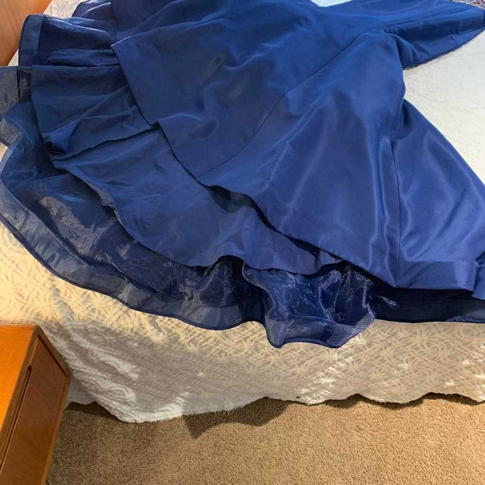 Sherri Hill Blue prom dress size 8 - image 6