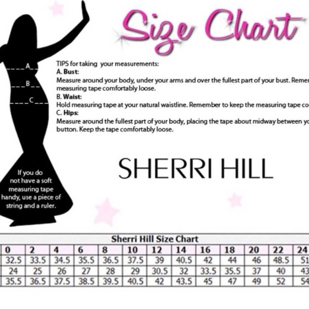 Sherri Hill Blue prom dress size 8 - image 7
