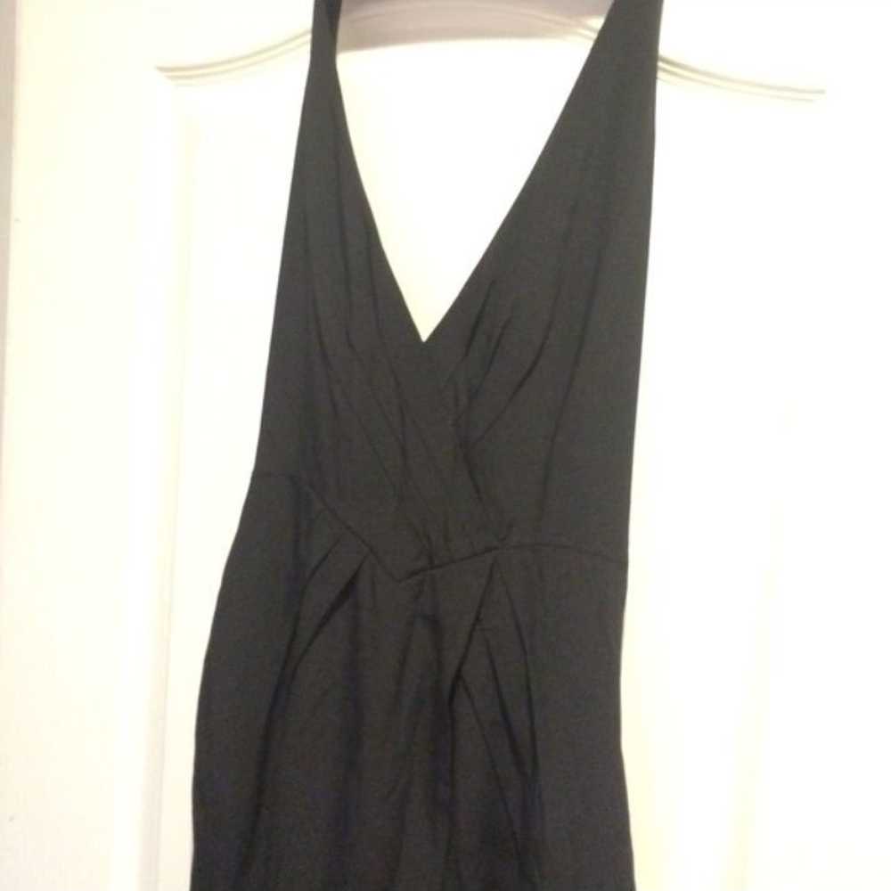 Designer Black Gown Long Dress Size 8 - image 2