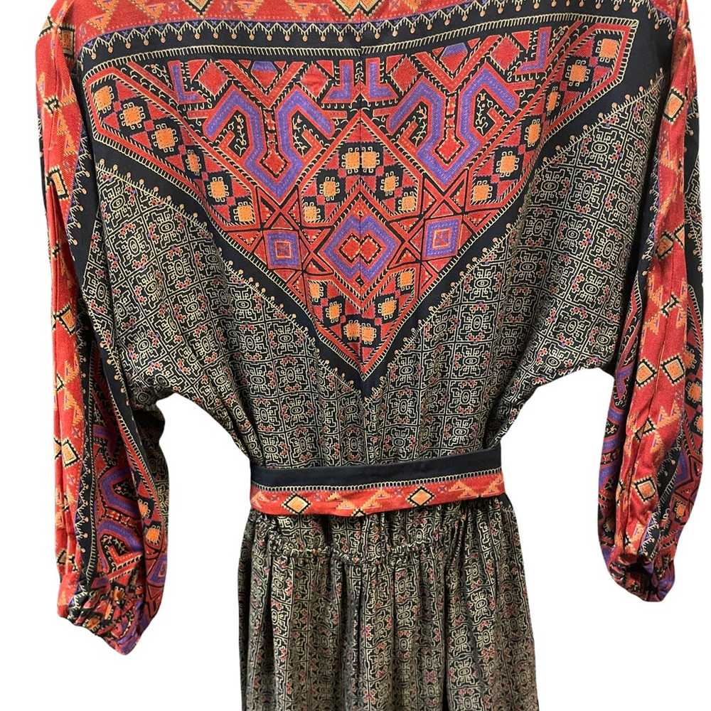 Bohemian Neiman Marcus 1970’s Dress - image 4