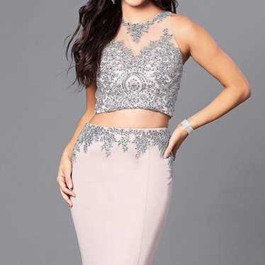 Formal Embellished Two Piece Gown - image 1