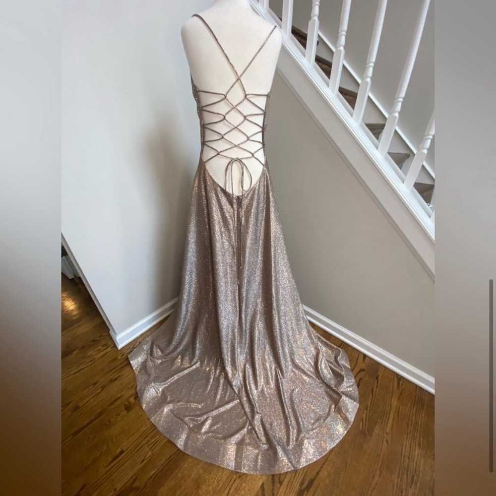 Jovani Gold Prom Dress - image 4
