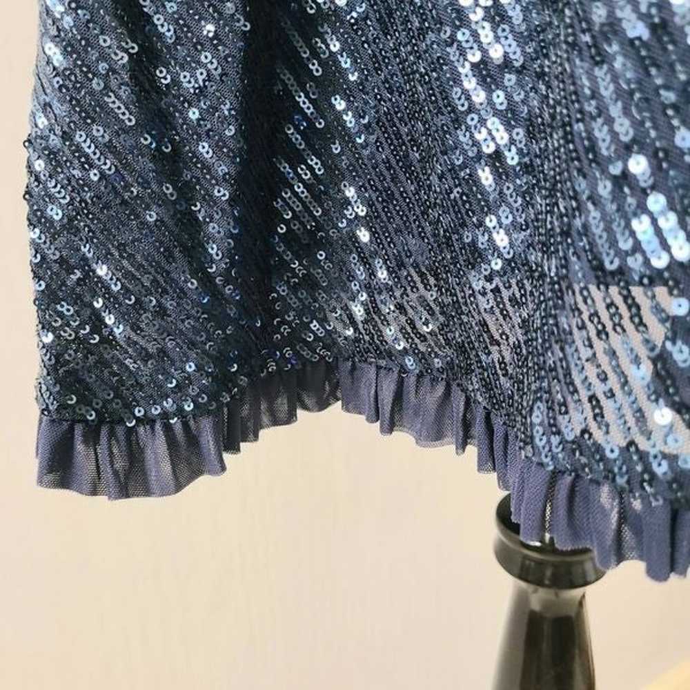 Gal Meets Glam Blue Sequin Diana Dress Rare Sampl… - image 6