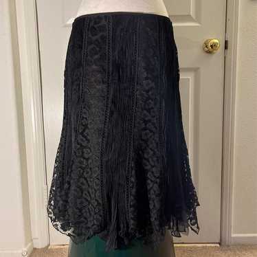 La Perla Black Lace Skirt