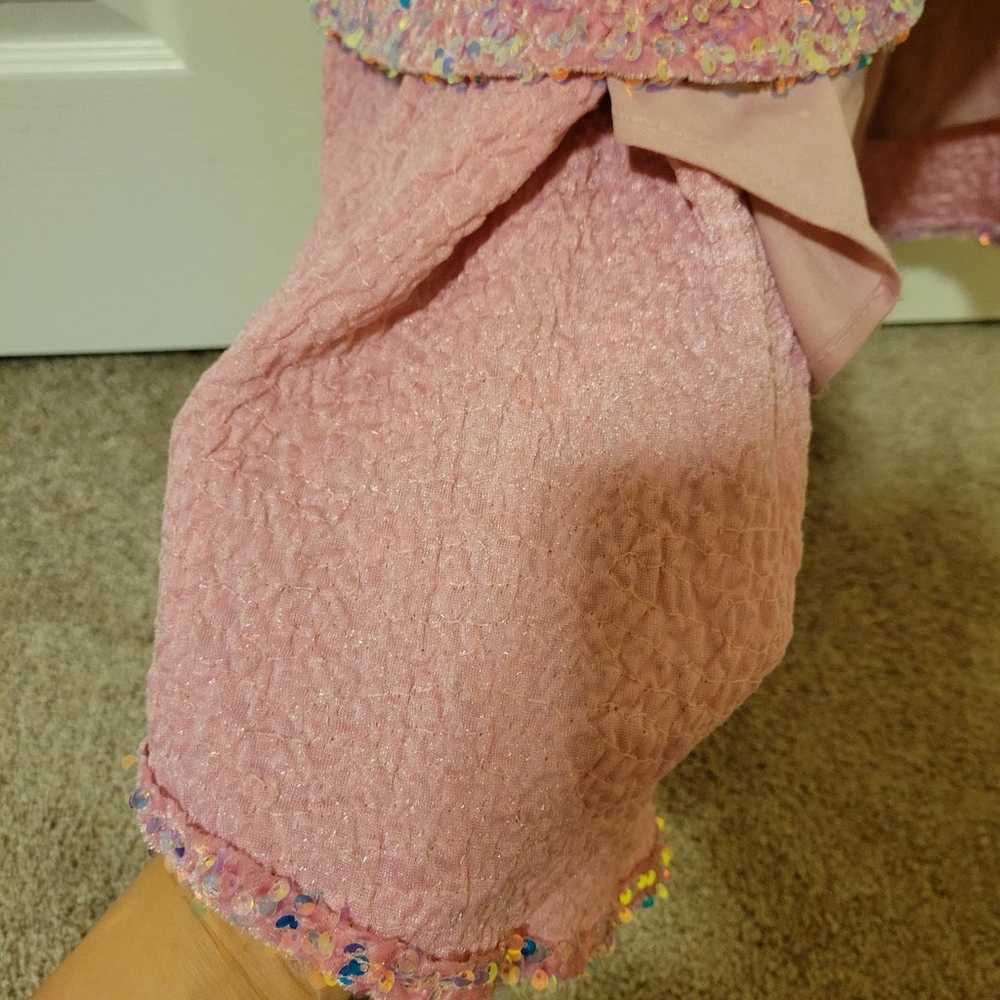 Pink Sequin Formal Dress (Size 12) - image 6