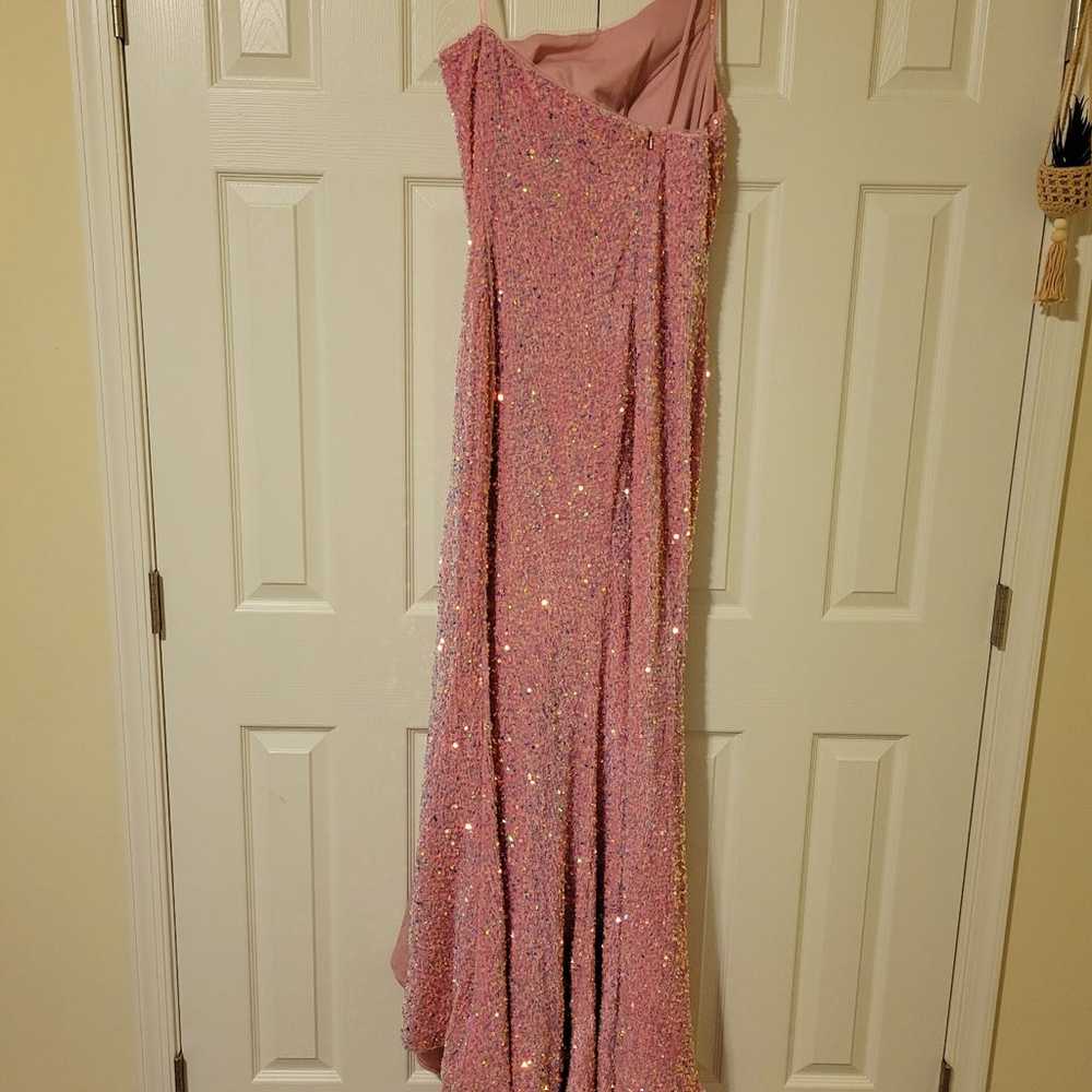 Pink Sequin Formal Dress (Size 12) - image 8