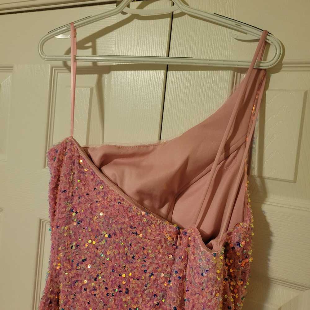 Pink Sequin Formal Dress (Size 12) - image 9