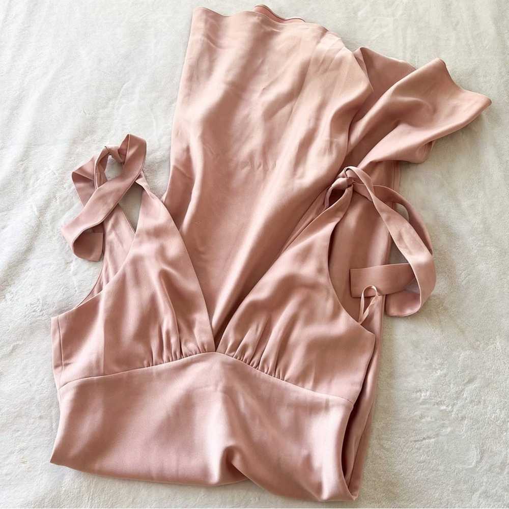 BHLDN Anthro Hudson Satin Charmeuse Dress in Pink - image 2