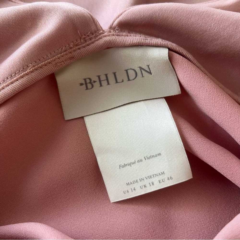 BHLDN Anthro Hudson Satin Charmeuse Dress in Pink - image 4