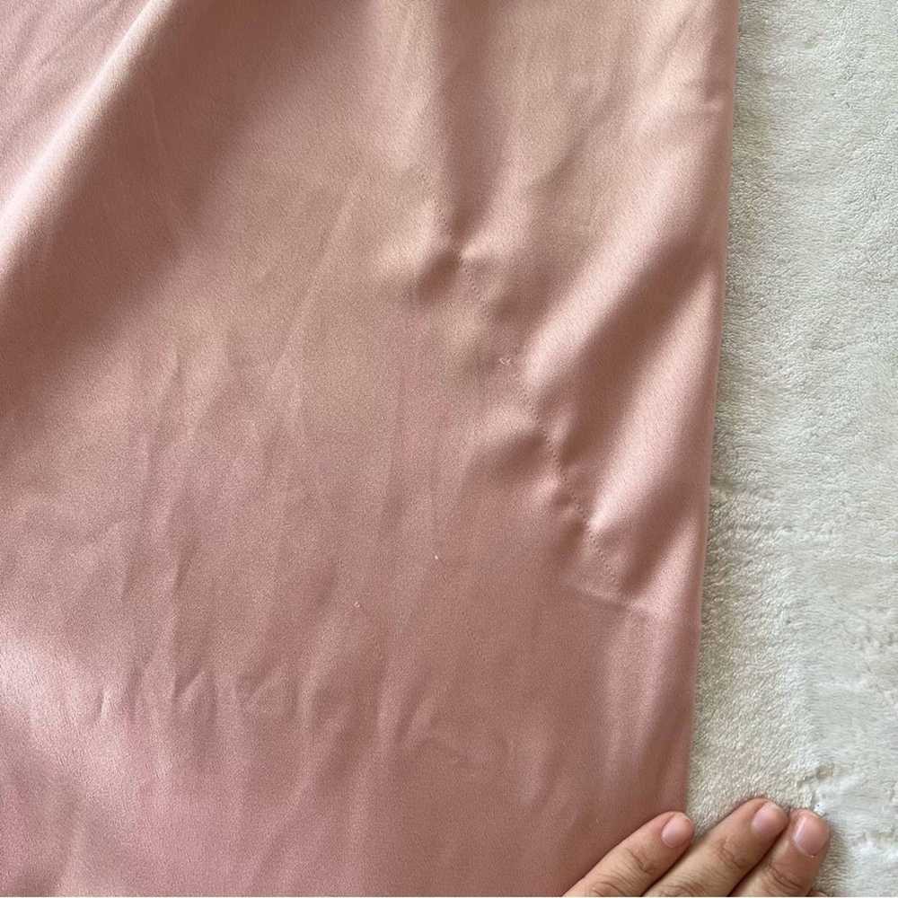 BHLDN Anthro Hudson Satin Charmeuse Dress in Pink - image 8