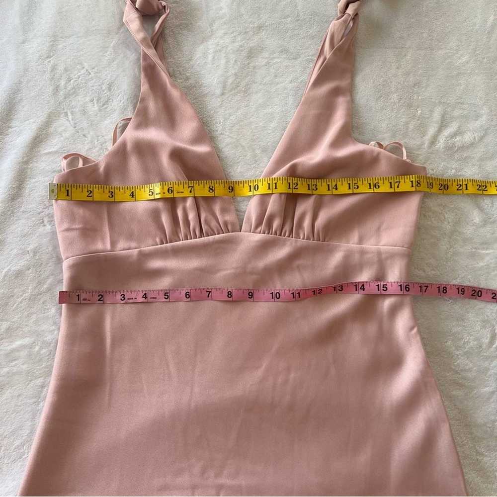 BHLDN Anthro Hudson Satin Charmeuse Dress in Pink - image 9