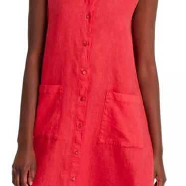 Eileen Fisher Organic Linen Shirt Dress - image 1